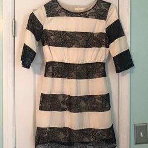 Black and White Tulle Dress Size Small